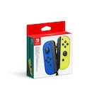 Paire de manettes «Joy-Con» Bleu et Jaune pour Nintendo Switch - NINTENDO en promo chez Carrefour Saint-Maur-des-Fossés à 64,90 €