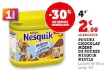 Poudre chocolat moins de sucres - Nesquik dans le catalogue Super U