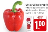 E center Göppingen - Paprika rot Angebot im Prospekt Paprika rot bei E center im Göppingen Prospekt für 1,00 €