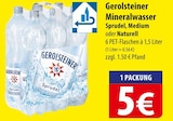 Gerolsteiner Mineralwasser Angebote bei famila Nordost Celle für 5,00 €
