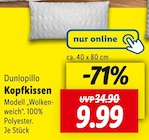 Kopfkissen im Angebot bei Lidl in Schweinfurt Kopfkissen Angebote von Dunlopillo bei Lidl Schweinfurt für 9,99 €