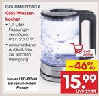 Glas-Wasserkocher im Netto Marken-Discount Prospekt Glas-Wasserkocher von GOURMETmaxx im aktuellen Netto Marken-Discount Prospekt für 15,99 €