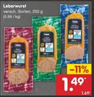 Leberwurst Angebote bei Netto Marken-Discount Rostock für 1,49 €