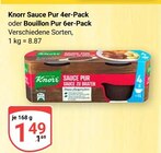 Sauce Pur von Knorr für 1,49 € bei GLOBUS im Angebot Sauce Pur von Knorr im aktuellen GLOBUS Prospekt
