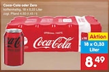 Coca-Cola oder Zero Angebote von Coca-Cola bei Netto Marken-Discount Plochingen für 8,49 €