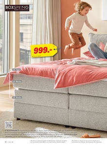 Bett im Höffner Prospekt "IMMER BESSER!" mit 28 Seiten (Mönchengladbach)