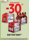 Promo -30% remise immédiate sur tout BUD à  dans le catalogue Intermarché Contact à Labrit