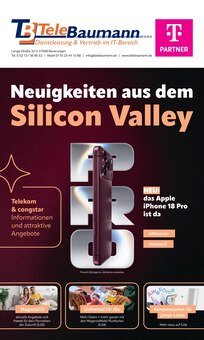 Telebaumann Prospekt Neuigkeiten aus dem Silicon Valley mit  Seiten in Lauenförde und Umgebung