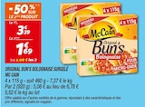 Original Bun's Bolognaise Surgelé - McCain à 1,69 € dans le catalogue Netto