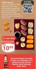 Spezial Lachs- und Thunfisch-Nigiri, Inside Out mit Garnelen und Avocado, vegetarische Riesenrolle mit japanischer Mayonnaise, Tamago, Avocado, Gurke und Paprika, Ingwer, Wasabi und Sojasauce im Angebot bei GLOBUS in Willich Spezial Lachs- und Thunfisch-Nigiri, Inside Out mit Garnelen und Avocado, vegetarische Riesenrolle mit japanischer Mayonnaise, Tamago, Avocado, Gurke und Paprika, Ingwer, Wasabi und Sojasauce Angebote von Globus bei GLOBUS Willich für 10,99 €