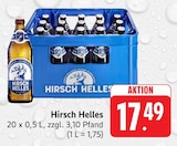 Trinkgut - Hirsch Helles Angebot im Prospekt Hirsch Helles bei Trinkgut im Prospekt "" für 17,49 €