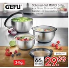 Schüssel-Set MONDI 3-tlg. Angebote von GEFU bei Zurbrüggen Münster für 29,99 €