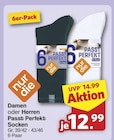 Damen Passt Perfekt Socken von nur die für 12,99 € bei famila Nordwest im Angebot Damen Passt Perfekt Socken von nur die im aktuellen famila Nordwest Prospekt