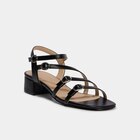 Sandales multibrides à talons 5 cm noir femme en promo chez La Halle Saint-Maur-des-Fossés à 25,19 €