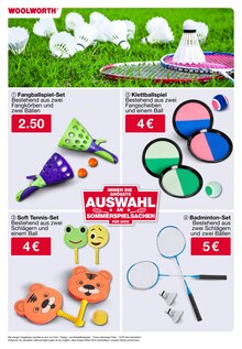 Badminton-Set Angebot im Woolworth Prospekt, gültig von 01.08.2025 bis 11.08.2025 Badminton-Set Angebot im aktuellen Woolworth Prospekt auf Seite 31