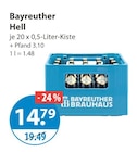 Bayreuther Hell von Bayreuther Brauhaus im aktuellen V-Markt Prospekt für 14,79 €