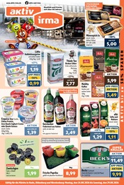 Aktueller aktiv & irma Supermarkt Prospekt in Wardenburg und Umgebung, "Top Angebote" mit 16 Seiten, 24.08.2026 - 29.08.2026