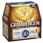 Bière d'Abbaye sans alcool - GRIMBERGEN dans le catalogue Carrefour