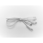 Câble de recharge usb 3 en 1 iphone blanc 22 cm htc - HTC en promo chez Norauto Le Chesnay à 2,50 €