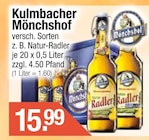 Natur-Radler im Getränke City Prospekt Natur-Radler von Kulmbacher Mönchshof im aktuellen Getränke City Prospekt für 15,99 €