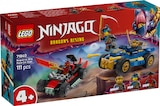 Aktuelles Ninjago Dragons Rising 71840 Action-Autorennen: Rogue vs. Drix Angebot bei Rossmann in Darmstadt ab 15,99 €