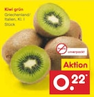 Kiwi grün bei Netto Marken-Discount im Buch Prospekt für 0,22 €