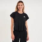 La Halle Bron - Promo T-shirt col rond manches courtes Kappa noir femme Promo T-shirt col rond manches courtes Kappa noir femme à 14,99 € dans le catalogue La Halle à Bron