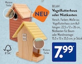 Vogelfutterhaus im ALDI SĂD Prospekt Vogelfutterhaus von Belavi im aktuellen ALDI SĂD Prospekt fĂŒr 7,99 âŹ