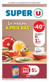 Promos Bûche Cheminée dans le catalogue "La maison À PRIX BAS" de Super U à la page 1 Promos Bûche Cheminée dans le catalogue "La maison À PRIX BAS" de Super U à la page 1