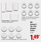 Bauelemente im Lidl Prospekt Gummi-/Tür-/Türklinken-Puffer von W5 im aktuellen Lidl Prospekt für 1,49 €