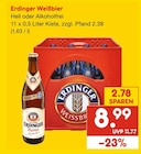 Hell im Angebot bei Netto Marken-Discount in Frechen Hell Angebote von Erdinger bei Netto Marken-Discount Frechen für 8,99 €