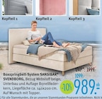 Boxspringbett-System SVENDBORG im Angebot bei Trends in Wuppertal Boxspringbett-System SVENDBORG Angebote von SANSIBAR bei Trends Wuppertal für 989,00 €