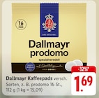 Kaffeepads Angebote von Dallmayr bei E center Worms für 1,69 €