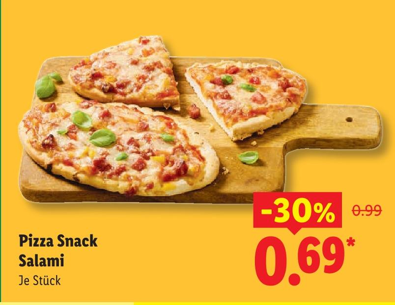 Pizza Snack Salami
