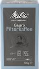 Professional Gastro Filterkaffee Angebote von Melitta bei Metro Gifhorn für 4,98 €