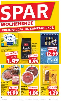 Butter im Kaufland Prospekt "Aktuelle Angebote" mit 44 Seiten (Münster)
