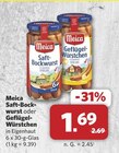 Saft-Bockwurst von Meica im aktuellen combi Prospekt