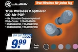 True Wireless Kopfhörer GO Air POP bei expert im Weißenburg Prospekt für 9,99 €