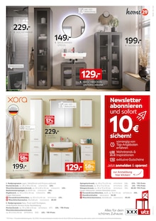 Bad-Spiegelschrank im aktuellen XXXLutz Prospekt (Bonn) Bad-Spiegelschrank im XXXLutz Prospekt "Badezimmer-Testerinnen und -Tester gesucht!" mit 26 Seiten (Bonn)