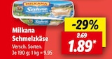 Schmelzkäse von Milkana im aktuellen Lidl Prospekt für 1,89 €