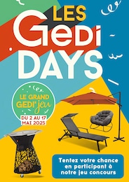 Catalogue Gedimat à Callac, avec 1 page Prospectus Gedimat à Callac, "LES GEDI DAYS", 1 page, 02/05/2025 - 17/05/2025