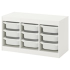 Aufbewahrung mit Boxen weiß/weiß Angebote von TROFAST bei IKEA Offenbach für 81,00 €