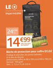 Bâche de protection pour coffre - ECLOZ en promo chez Jardiland Lille à 14,99 €