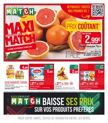 Prospectus Supermarchés Match de la semaine "MAXI SUPERMARCHÉ MATCH" avec 1 pages, valide du 12/03/2024 au 24/03/2024 pour Oignies et alentours