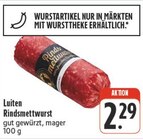 RindsmettWurst bei nah und gut im Ansbach Prospekt für 2,29 €