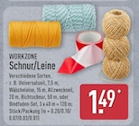 Universalseil von WORKZONE für 1,49 € bei ALDI Nord im Angebot Universalseil von WORKZONE im aktuellen ALDI Nord Prospekt