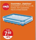 Eiswürfelbox Clip&Close im V-Markt Prospekt Eiswürfelbox Clip&Close von emsa im aktuellen V-Markt Prospekt für 7,49 €
