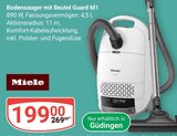 Bodensauger mit Beutel Guard M1 im Angebot bei GLOBUS in Saarbrücken Bodensauger mit Beutel Guard M1 Angebote von Miele bei GLOBUS Saarbrücken für 199,00 €