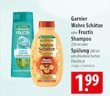 Wahre Schätze Shampoo im Angebot bei famila Nordost in Kiel Wahre Schätze Shampoo Angebote von Garnier bei famila Nordost Kiel für 1,99 €