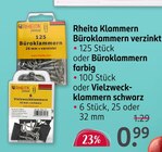 Klammern Büroklammern verzinkt bei Rossmann im Haren Prospekt für 0,99 €